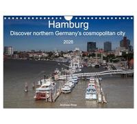 Hamburg.Discover northern Germany's cosmopolitan city (Wall Calendar 2026 DIN A4 landscape), CALVENDO 12 Month Wall Calendar: Hamburg, the ... where you can always explore something new