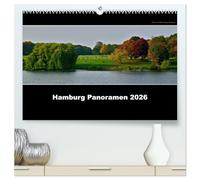 Hamburg Panoramen 2026 (hochwertiger Premium Wandkalender 2026 DIN A2 quer), Kunstdruck in Hochglanz: Eine bildliche Hommage an die Stadt Hamburg im Panoramaformat mit hochaufgelösten Bildern