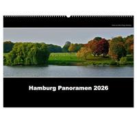 Hamburg Panoramen 2026 (Wandkalender 2026 DIN A2 quer), CALVENDO Monatskalender: Eine bildliche Hommage an die Stadt Hamburg im Panoramaformat mit hochaufgelösten Bildern