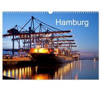 Hamburg (Wandkalender 2026 DIN A3 quer), CALVENDO Monatskalender: Der Kalender zeigt Highlights der Hamburger City mit Hafen, Landungsbrücken, HafenCity, Planten un Blomen, Hamburger Dom und Alster.