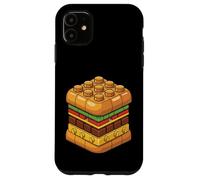 Hamburger Block Burger Brique de Construction Coque pour iPhone 11