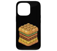 Hamburger Block Burger Brique de Construction Coque pour iPhone 13 Pro