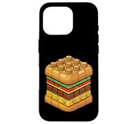 Hamburger Block Burger Brique de Construction Coque pour iPhone 16 Pro