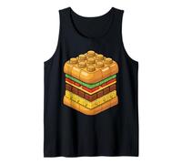 Hamburger Block Burger Brique de Construction Débardeur
