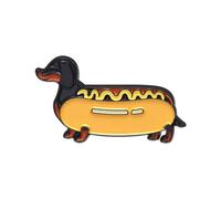 Hamburger Coloré Et Hot-dogs Broche Épingle Artisanat À Partir De Matériaux En Alliage Robustes Accessoires Pour Les Styles À Usage Longue Durée Bijoux Alimentaires