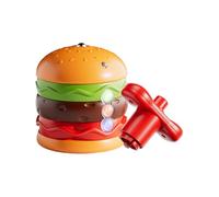 Hamburger Gyro Spinner Toy - Light and Sound Fattling Top Game | Jouet De Table Tournante avec Effets Musicaux, Activité De Voyage Sensorielle, Fête des Favorise Le Cadeau pour Les Filles De G