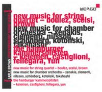 Hamburger Kammersolis New Music for String Quartet: Boulez, Scelsi, Brown/ (CD)