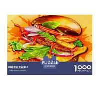 Hamburger Puzzle De 1000 Pièces : pour Les Amis, Organiser Une Soirée Détente Autour D’Un Jeu Collaboratif Absolument Éblouissant.