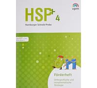 Hamburger Schreib-Probe (HSP) Fördern 4. 5 Förderhefte orthografisch / morphematisch Klasse 4: 5 Förderhefte Orthografische und morphematische Strategie Klasse 4
