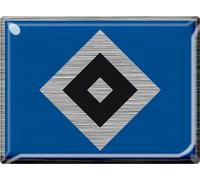 Hamburger SV HSV 3D autocollant métal losange football