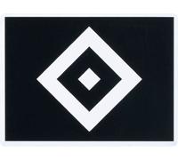 Hamburger SV HSV Autocollant losange football noir