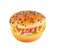 Hamburgers artificiels en polyuréthane - Texture réaliste - Convient pour l'affichage de restaurant et la photo - Modèle alimentaire très détaillé