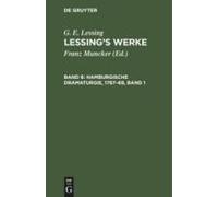 Hamburgische Dramaturgie, 1767-69, Band 1