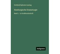 Hamburgische Dramaturgie: Band 1 - in Großdruckschrift