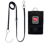 Hame on multipoint WICKED Scuba en acier inoxydable 316, longueur : 1,2 1,8 m Black Abyss