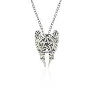 Hameadner Collier Pendentif Argent Bijoux Hommes Femmes Necklace Collier Femme Collier Bijoux Angelnecklace