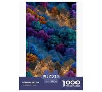 Hameau Fantastique Puzzle 3D en Papier 38x26cm/1000pcs, - Jeux Éducatifs & Relaxants, Créatifs + Décoration, Excellent Cadeau Familial