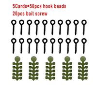 Hameçon De Pêche À La Carpe,Perles De Crochet Allergiques,Ligne De Plate-Forme D Prête À La Cussion,Hair Rigs,Méthode De Montage En Zigzag,Accessoires D'alimentation - Type G