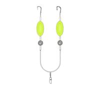 Hameçon de pêche en eau salée - Kit de pêche en eau salée - Hameçon casting uNnd Jigging pour chiots crappie - Modèle extra solide - Kit portable pour voyage et pêcheur amateur - Argenté