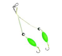 Hameçon de pêche pour la pêche | Double hameçon inversé | Système stabilisé automatique pour poissons d'eau douce et salés tels que le poisson-chat et la perche