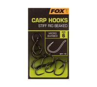 Hameçon Fox Stiff Rig Beaked - Taille 4 Noir