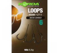 Hameçon Loop Rigs Size 6 Krank 18lb Vert