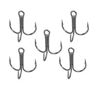 Hamecon Peche 50pcs/Box Treble Hooks Super Sharp Solid Size Triple Barbed Steel Fishing Lure Jigging Hook 3/0#-16#(Size 16)