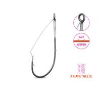 Hameçon pour le cheburashka B! X-BARB WEEDL / 8pcs | 3/0