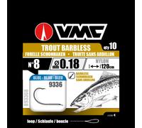 Hameçon sans ardillon VMC Truite Argenté 8