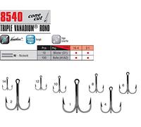 Hameçon Triple VMC 8540 Nickelé (x100) n°6