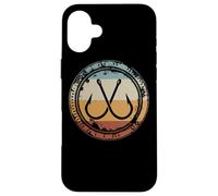 Hameçon Vintage pour Pêcheurs Angler Coque pour iPhone 16 Plus