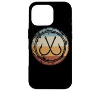 Hameçon Vintage pour Pêcheurs Angler Coque pour iPhone 16 Pro