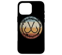 Hameçon Vintage pour Pêcheurs Angler Coque pour iPhone 16 Pro Max