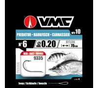 Hameçon Vmc Geb.Zander Rot - Taille 1/0 Gris