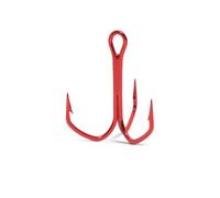 Hameçon Vmc Triple 8573rd X10 - Taille 4 Rouge