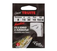 Hameçon WaterQueen Fluoro.Truite 7050BK 50cm Gris 08/17,5