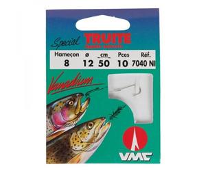 Hameçon Waterqueen Truit.An 7040ni - Taille 10/12 Argenté