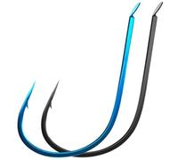 Hameçons à Barbes de Petite Taille, 40 pièces, hameçons Fins et sensibles for la pêche au Petit Poisson, Carpe crucian, en Milieu Sauvage compétition(Blauw,3#)