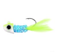 Hameçons à tête plombée lestée 2,2 cm pointe pointue eau salée (1,75 g 4# couleur)