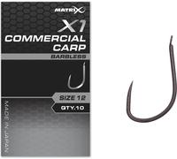 Hameçons commerciaux sans ardillon Matrix X1 - 18