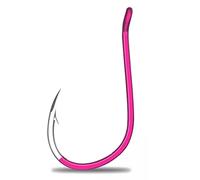 Hameçons de pêche Violets, lot 10 hameçons perforés à ardillon avec Pointe Triple Diamant Angle 15°, en Acier Haute teneur Carbone for Les Gros Poissons(Lila,0.8#)