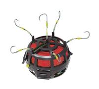 Hameçons de Poisson, Cage d'appât inférieure inversée, Rotation à 360 degrés, 6 Crochets Professionnels pour tilapia, Hommes, Carpe, Poisson-Chat, Aventure, Camping, Voyage, Papa