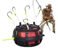 Hameçons d'eau Douce - Hameçon arrière avec boîte d'appât de - Montage pour carpes dans Les Lacs rivières Eau salée Douce