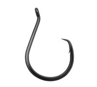 hameçons, Fish Hooks 10pcs Circle Hook Offset Big Catfish Fishing High-Carbon Steel for Riverside Lakeside Pond(8)