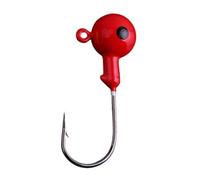 hameçons, Fish Hooks 10pcs Jig Head Hook Fishing Colored Lure Hard Baits Soft Worm Tackle for Enthusiast(B,7g)
