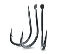 hameçons, Fish Hooks 50pcs Fishing Freshwater Carbon Stainless Steel Barbed Carp Accessories for Lakeside(10)