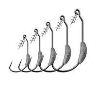hameçons, Fish Hooks Jig Crank Head Barbed Hook 2g 3g 5.25g 7g Soft Lure Worm Offset Fishhook Spring Lock Pin for Fishing Tackle(7G)
