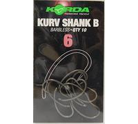 HAMECONS Kurv Shank Barbless hook - 10 pieces - Size 6