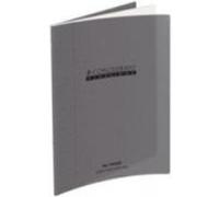 Conquérant 36682 Cahier Classique Piqué Couverture Polypropylène Rigide Transparente Papier Gris