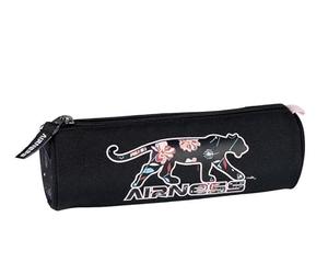 Hamelin - 1 Trousse Fourre-Tout Rond AIRNESS - Visuel Fleurs - Dimension 22 x 7 cm - Fermeture Zippée - 1 Compartiment